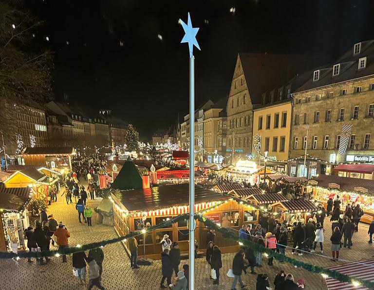 Ein Besuch auf dem Weihnachtsmarkt Familien in Bayreuth